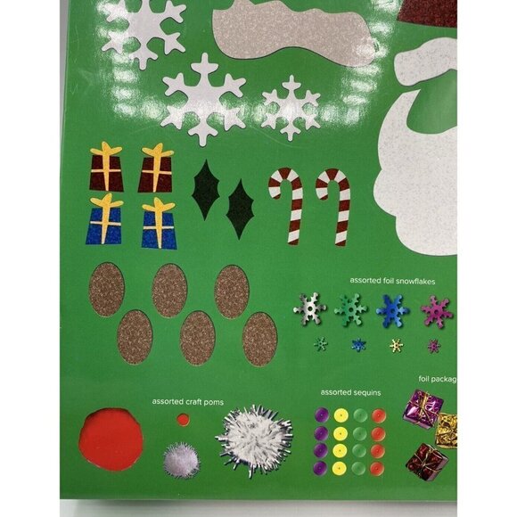 Ugly Christmas Sweater Kit Make Your Own Unique Sweater Santa Design Craft DIY - Picture 8 of 12